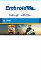 Mobile Screenshot of embroidme-riverside.com